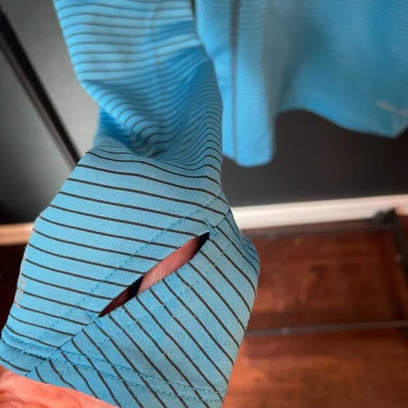 Women's Eddie Bauer First Ascent FreeHeat Pro Long Sleeve Qtr Zip, Size XS, Blue - Picture 5 of 10